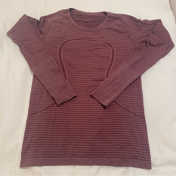 Lululemon Red Run Swiftly Long Sleeve - Picture 1 of 3